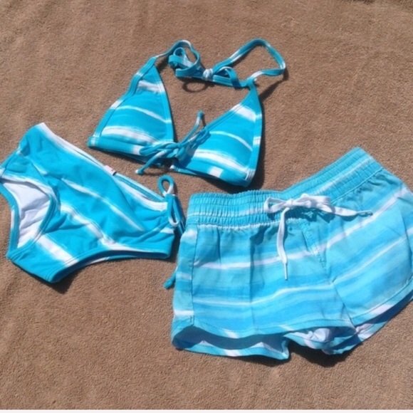 2Chillies Swim Bluewhite Bikini Set Poshmark
